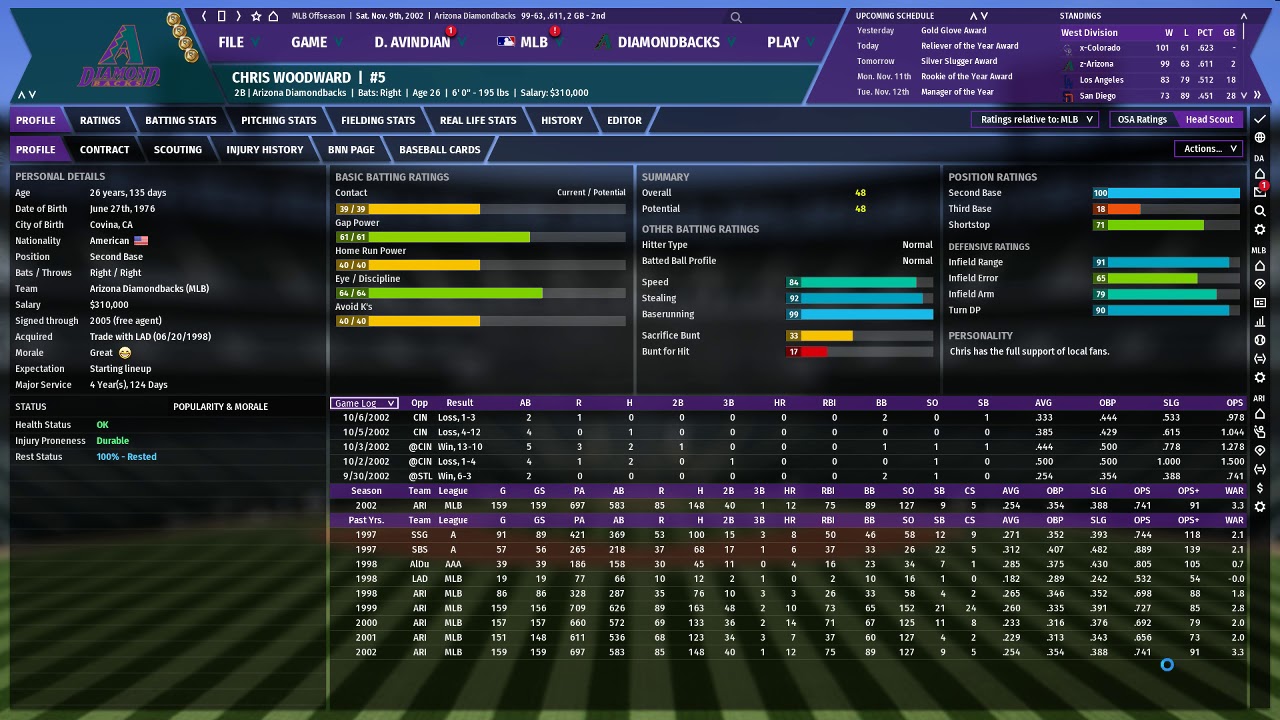 Let's Play OOTP 19 as the Arizona Diamondbacks #6: Win one for the Chipper!