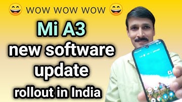 Mi A3 android 10 update re- rollout again in india
