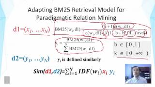 Celebrity Lecture 9 — Paradigmatic Relation Discovery - Part 2 | UIUC Net Worth