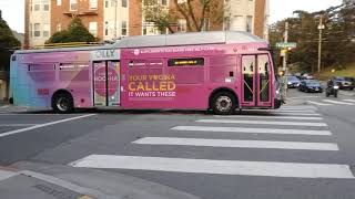 SF Muni 2019 New Flyer XT40 5854 on Route 33 Ashbury/18th Street