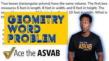 ASVAB Arithmetic Reasoning - Practice Test Question Video Solution (Geometry - Volume Word Problem)