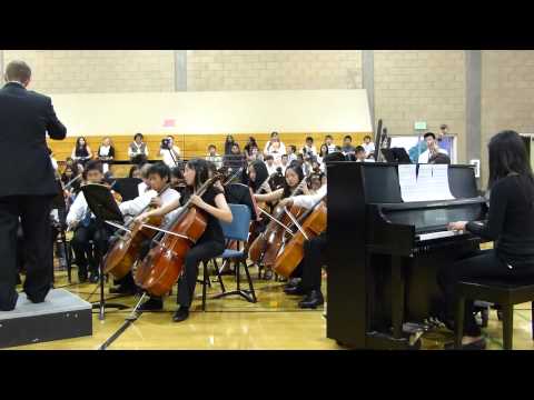 River Flows in You , performed by Pleasanton Middle School Orchestra, on April 16, 2014