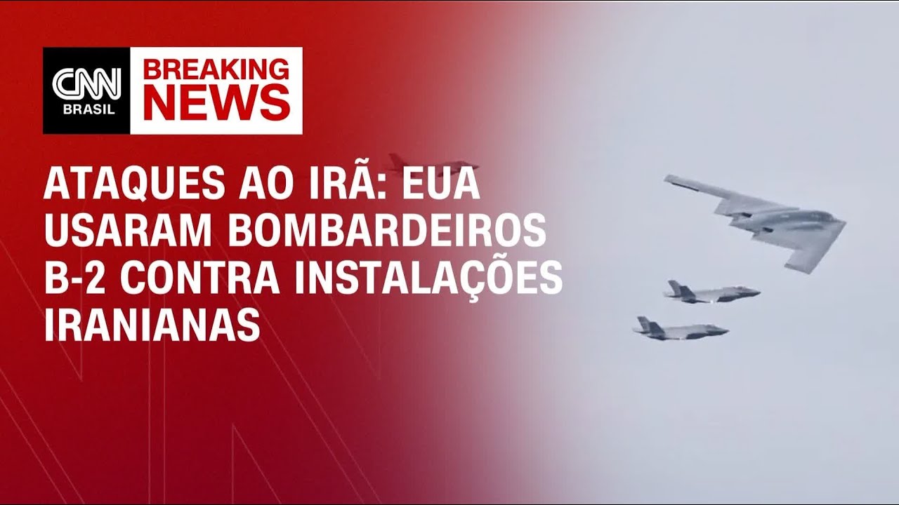 Ataques ao Irã: EUA usaram bombardeiros B-2 contra instalações iranianas | AGORA CNN