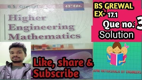 Bs Grewal solution Ex 17.1 , question no 3