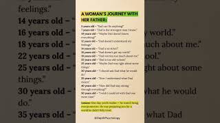A Woman's Journey With Her Father #quotes #women #journey #wisdom #psychology #life