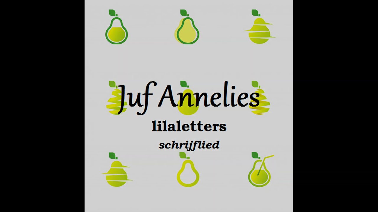 Schrijflied Lie la letters