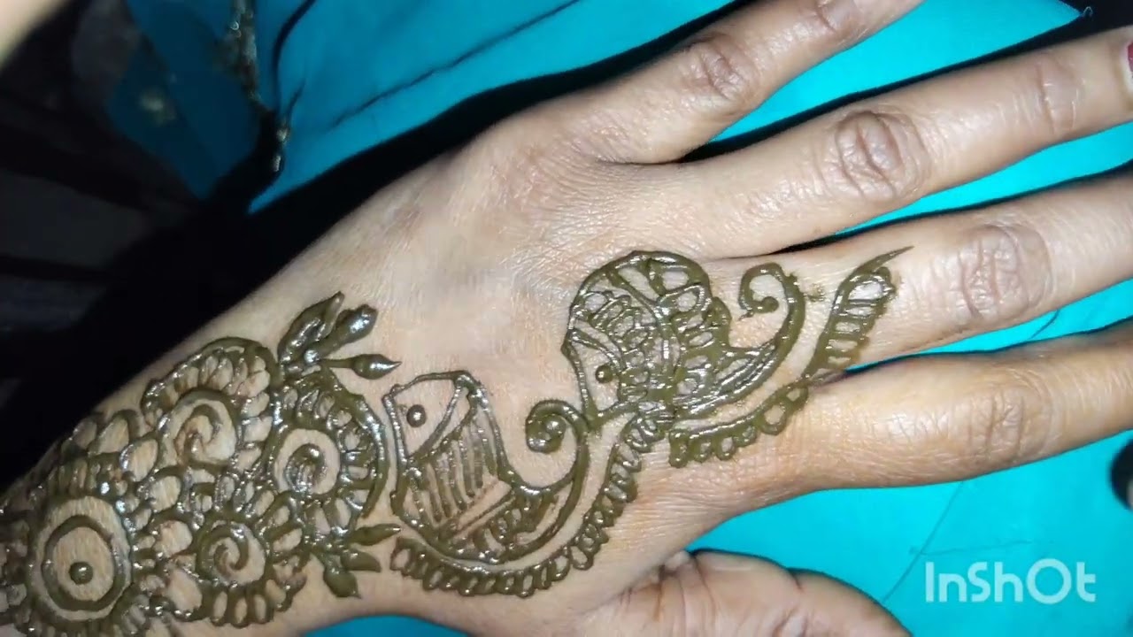 Beautiful style mehndi design for trend|| new year special mehndi❤️ design