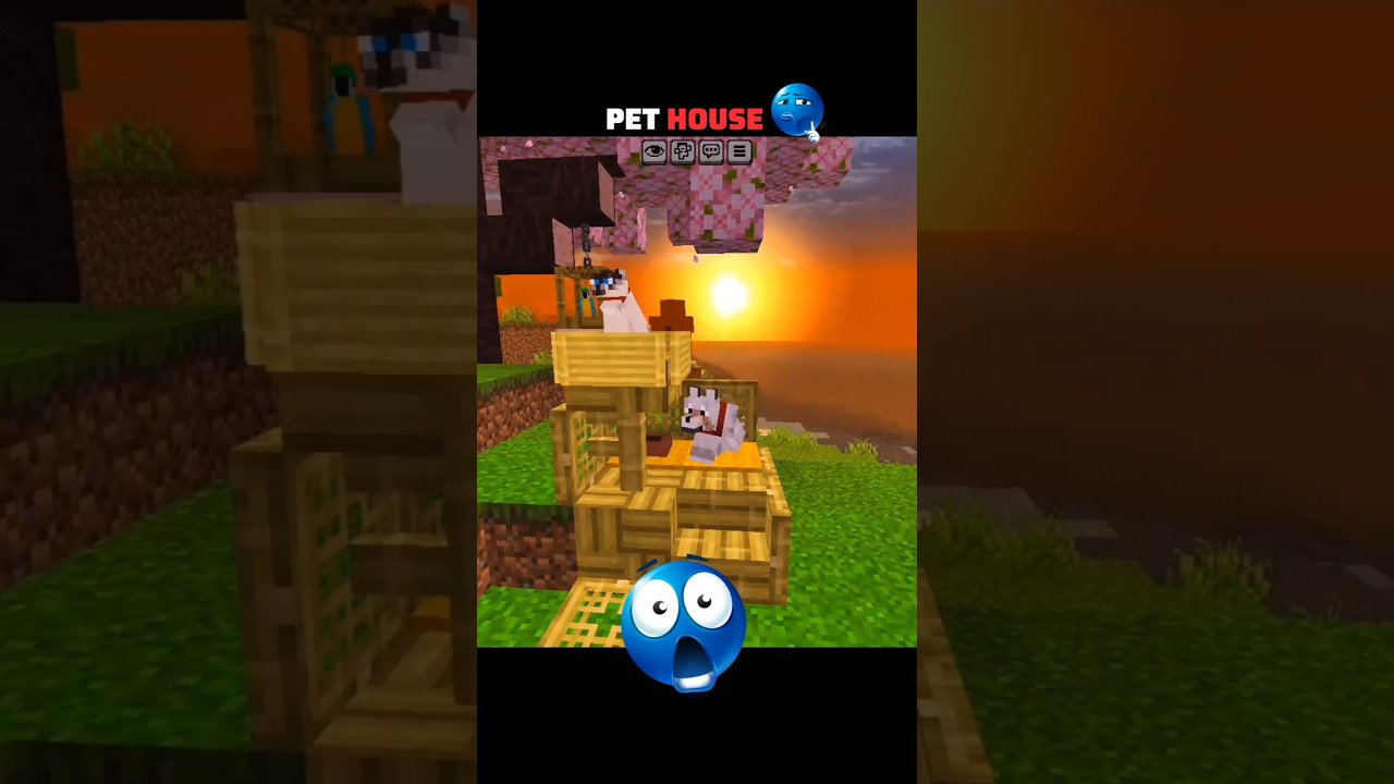Minecraft Pet House Build: 🤫 Like This ! 