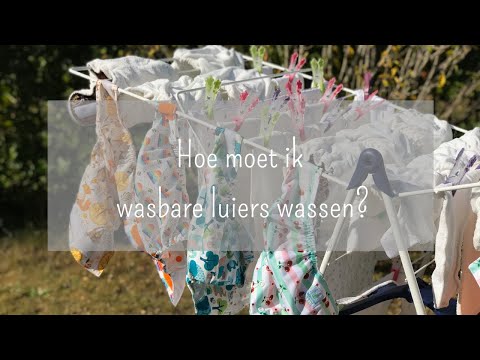 Video: Hoe Luiers Te Wassen?