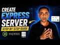Create Express Server in Node.js | Step-by-Step Beginner Tutorial
