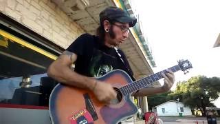 Skulls acoustic Misfits busking cover by Chris Evil chords