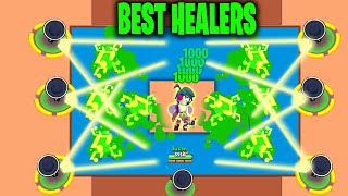 Best Healers In Brawl Stars 2024 | INSANE Healing | Juster