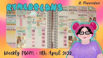 Rymerplans - Weekly PWM - 11th April 2022 - ft. Plannerface