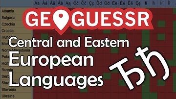Central and Eastern European Languages - GeoGuessr Tips