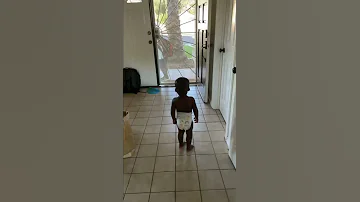 Baby Loses It When Brother Sister Leave For School 