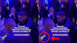 Kylian Mbappe & Hakimi Watching Madrid Derby While At PSG Event