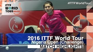 2016 Nigeria Open Highlights: Mercedes Madrid vs Tatiana Garnova (Pre)