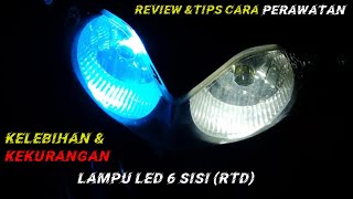 Review lampu LED Osram buat motor bebek | murah dan hemat daya