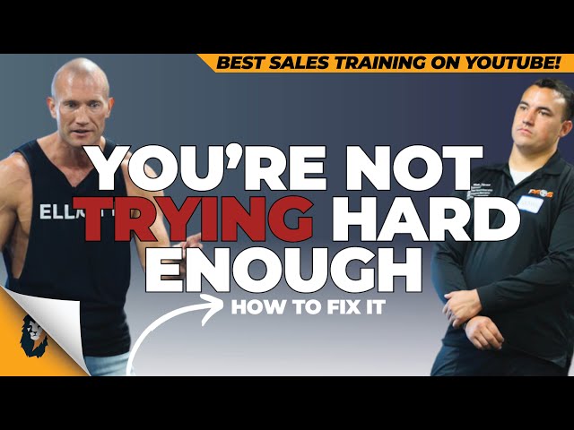 Sales Training // More Effort Will Make You Millions // Andy Elliott class=