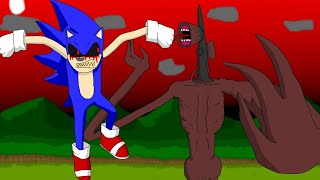 SIREN HEAD vs SONIC.EXE / especial 500 subs🥳