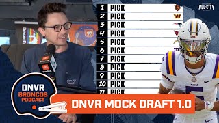 MOCK DRAFT: Do the Denver Broncos select Brock Bowers, Michael Penix Jr or Bo Nix in 1st round?