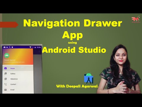 #24 Navigation Drawer Activity in Android Studio | Android Development Tutorial 2020