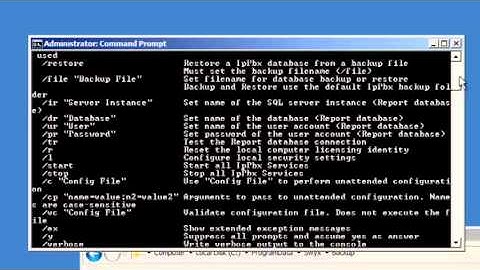 Swyx Database Backups