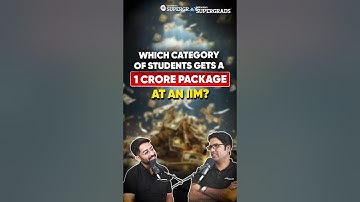 1 Crore Salary at IIMs 💸 | Which Categories of Students Get These Packages? 🔎| #shorts #iim