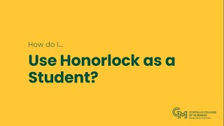 Honorlock for Students