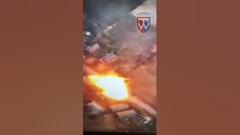 Гарно горить знищена колона рашистів. Бійці 58-ї бригади ім. Виговського чудово попрацювали.