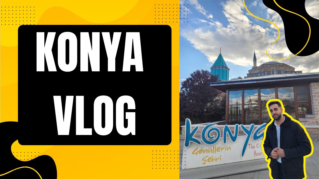 İlk Defa Konya’ya Gittim! 🚂 Mevlana, Etli Ekmek ve Sürprizler | Türkiye Vlog
