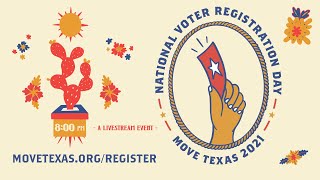 Rock Your Reg 2021: National Voter Registration Day Celebration w/ MOVE Texas