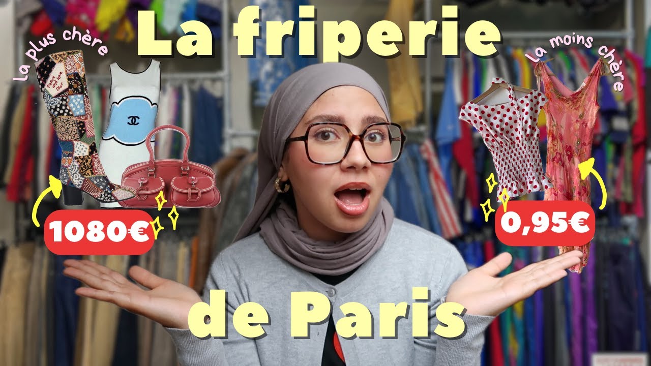 JE TESTE LA FRIPERIE LA PLUS CHERE ET LA MOINS CHERE DE PARIS 🛍 | Léa Myriam