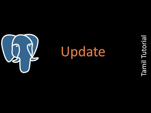 UPDATE -  PostgreSQL Tutorial |Beginners Tutorial | Tamil