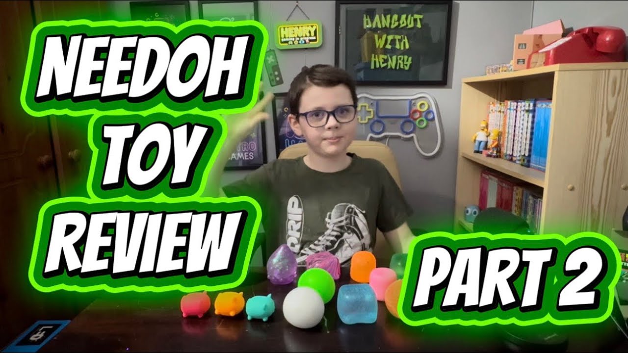 NeeDoh Toy Review: Part 2 | Even MORE Squishy Fun! | Hangout with Henry