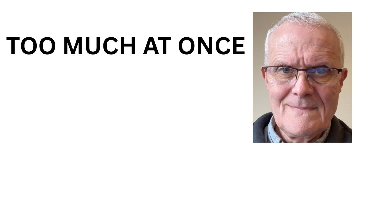 I stopped trying to fix everything at once.