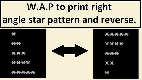 Program to print right angle triangle star pattern and reverse star pattern of it |in c