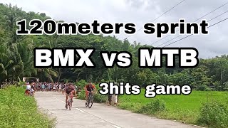 MTB vs BMX 120meters sprint. screenshot 3