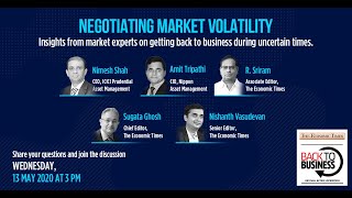 Negotiating Market Volatility | Back To Business - Webinar | Economic Times screenshot 1