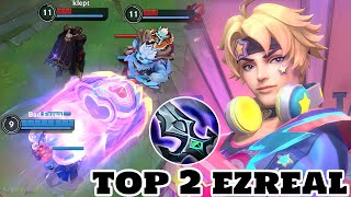 Wild Rift Ezreal - Top 2 Ezreal (Lovestruck Skin) Gameplay Rank Master