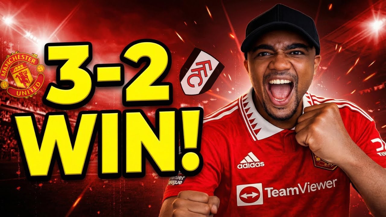 ABSOLUTE MADNESS AT OLD TRAFFORD! 🔴 Every Goal Reaction (Man Utd 3-2 Fulham)