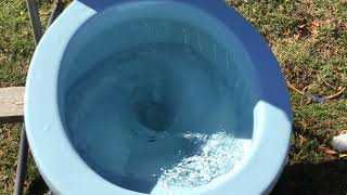 Briggs toilet flushing with a blocked jet