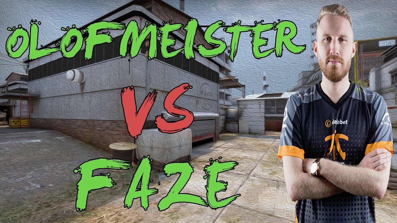 CSGO: POV fnatic Olofmeister vs FaZe (30/19) cache @ ELEAGUE Season 1