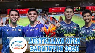 (MD~SF) Alfian/Fikri (INA) VS Gutama/Isfahani (INA) | Australian Badminton Open 2025