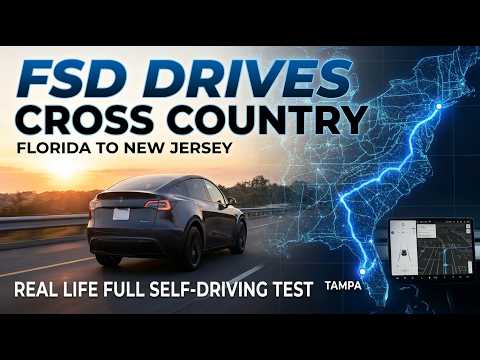 1500 miles in FSD | Navigation, Supercharging & Real-World Efficiency | Florida to New Jersey