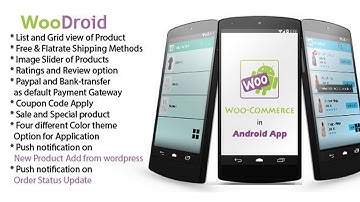 WooDroid - An Android app with Woocommerce Store | Codecanyon Scripts and Snippets