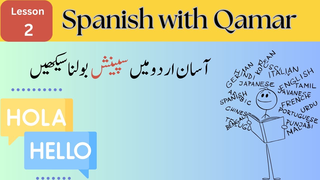 | Learn Spanish with Qamar | Learn Spanish in Urdu | - YouTube