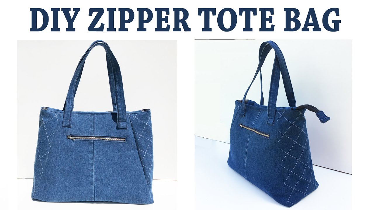 DIY BAG/JEANS BAG IDEAS OUT OF OLD JEANS/TRENDY HANDBAG/NICE JEANS TOTE BAG/BOLSA DIY/COUDRE UN SAC