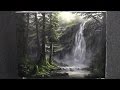 Paint with Kevin Hill - Misty Forest Waterfall