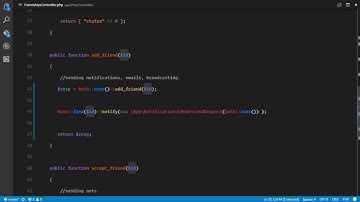 Social network in Laravel 5.3 and Vuejs 2.0 #23 Understanding notification classes in laravel